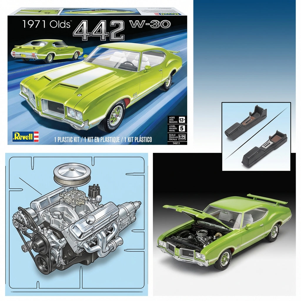 Classic Rides 1971 Oldsmobile Model Car Kit