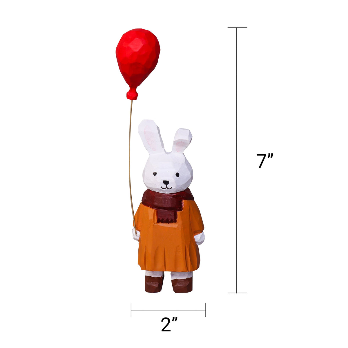 DIY Wooden Bunny Balloon Painting Kit Craft