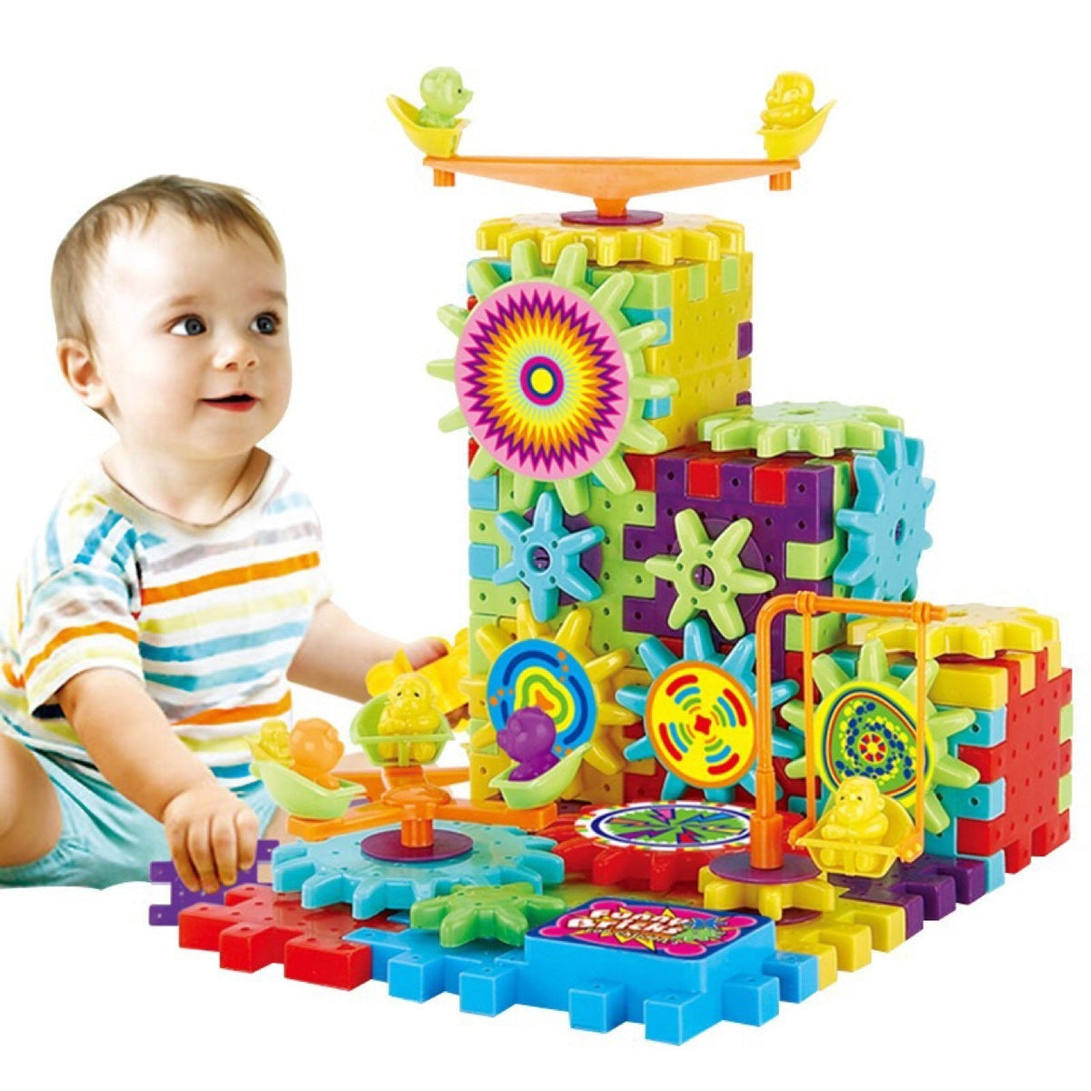 Electric Gears 3D Model Building Kit Educational Toy