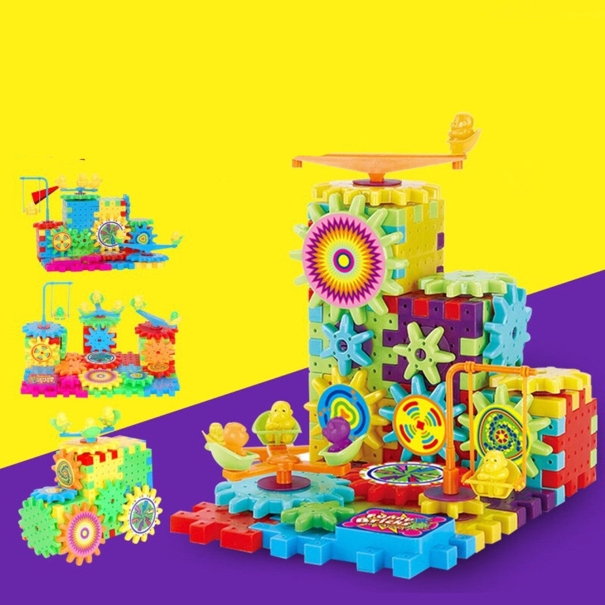 Electric Gears 3D Model Building Kit Educational Toy