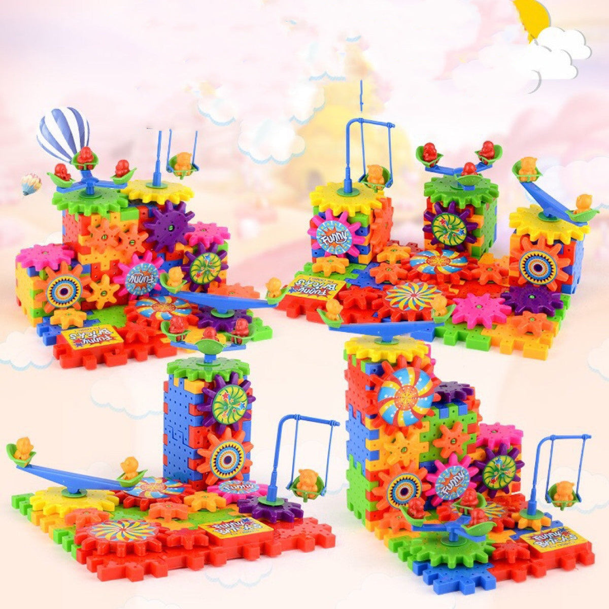 Electric Gears 3D Model Building Kit Educational Toy