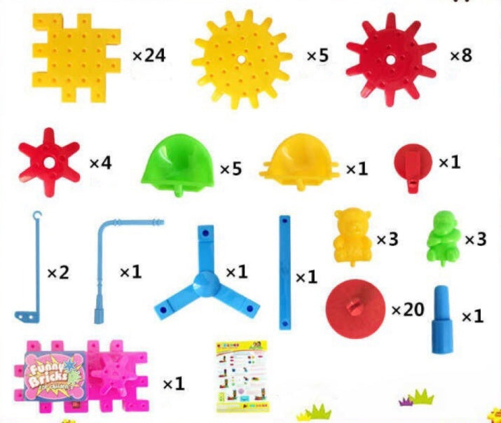 Electric Gears 3D Model Building Kit Educational Toy