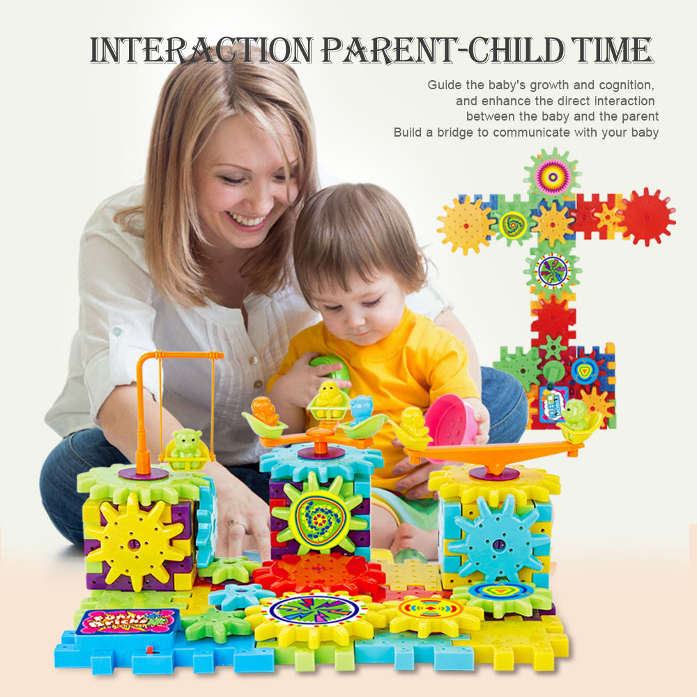 Electric Gears 3D Model Building Kit Educational Toy