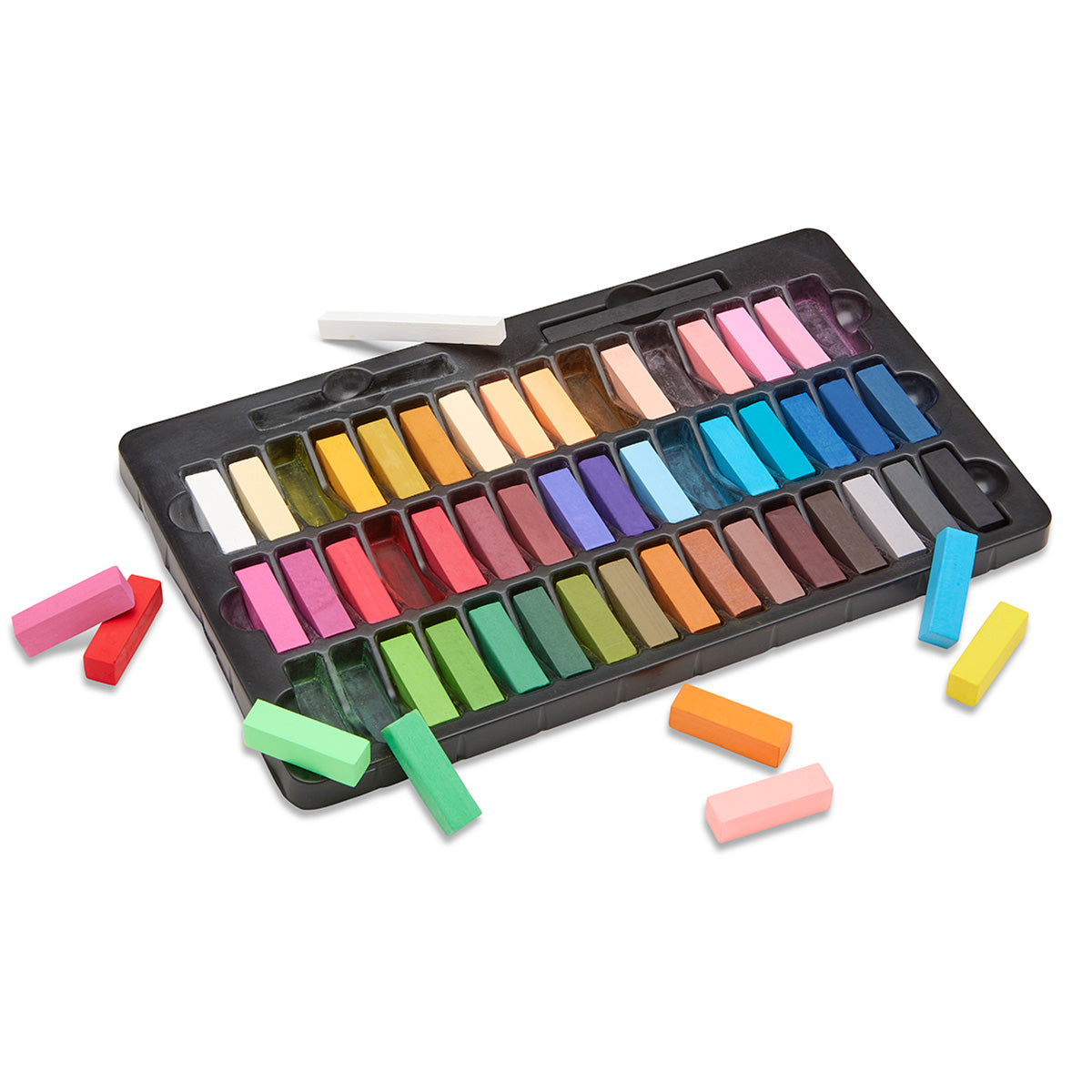 Soft Square Pastels Half Sticks 50-Piece Set