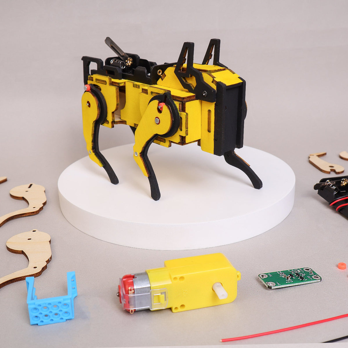 Robot Dog STEM Kit Sound Activated DIY Toy
