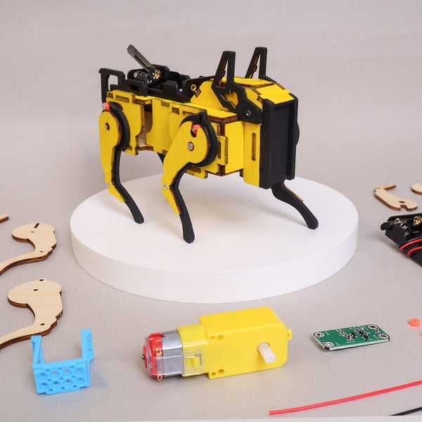 Robot Dog STEM Kit Sound Activated DIY Toy