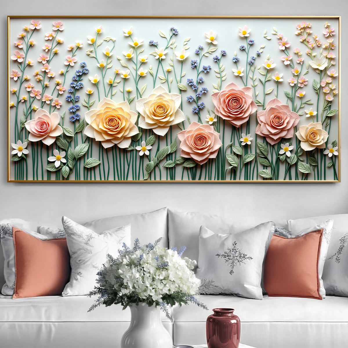 Garden Rhapsody Wall Art Decorative Home Decor