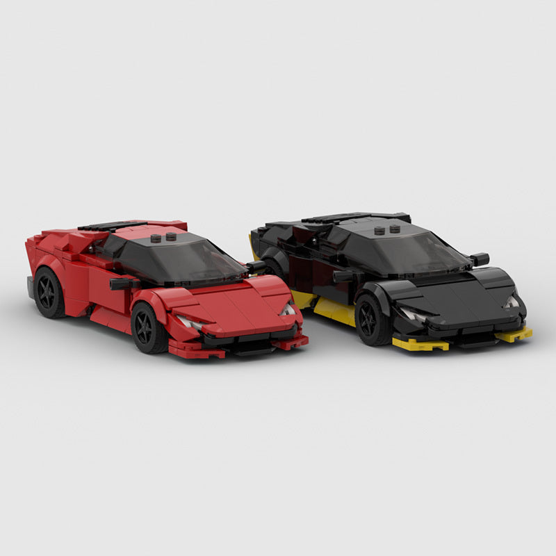 Racing Model Building Block Puzzle Assembly Kit