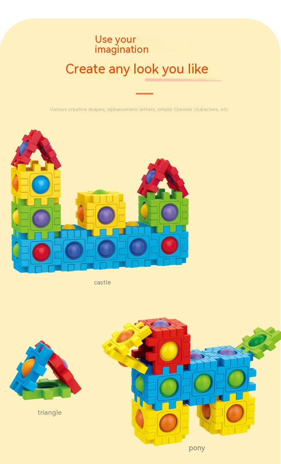 3D Building Blocks Puzzle Model Educational Toy