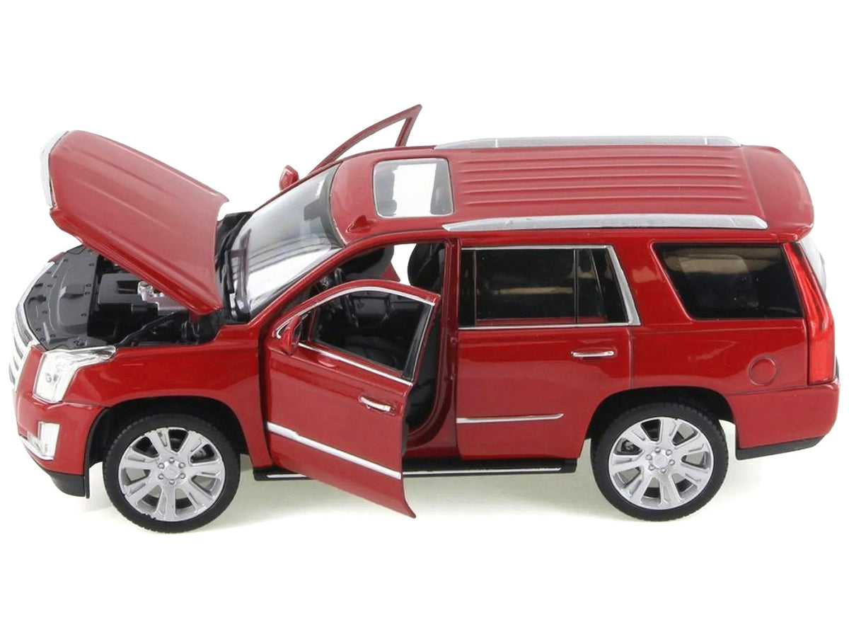 2017 Cadillac Escalade Red Metallic Diecast Model