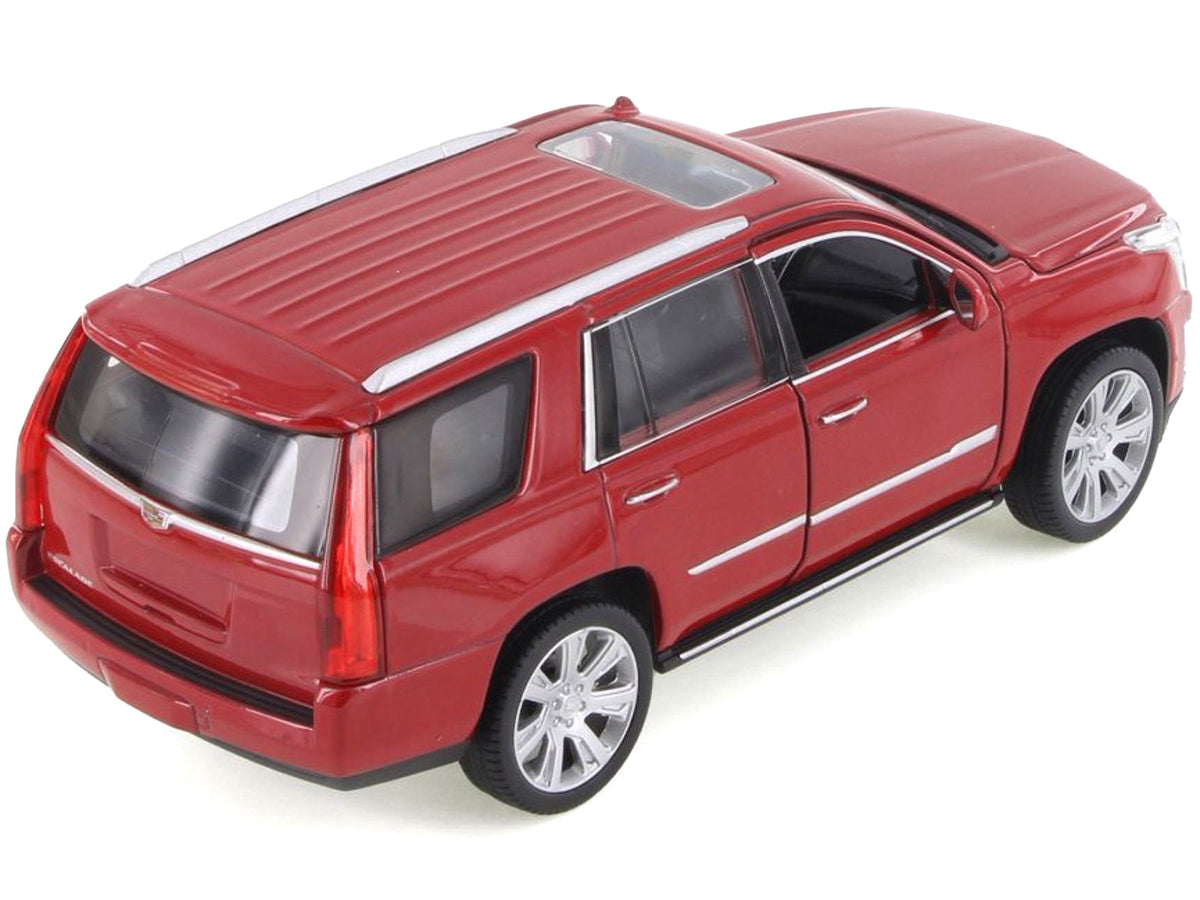 2017 Cadillac Escalade Red Metallic Diecast Model