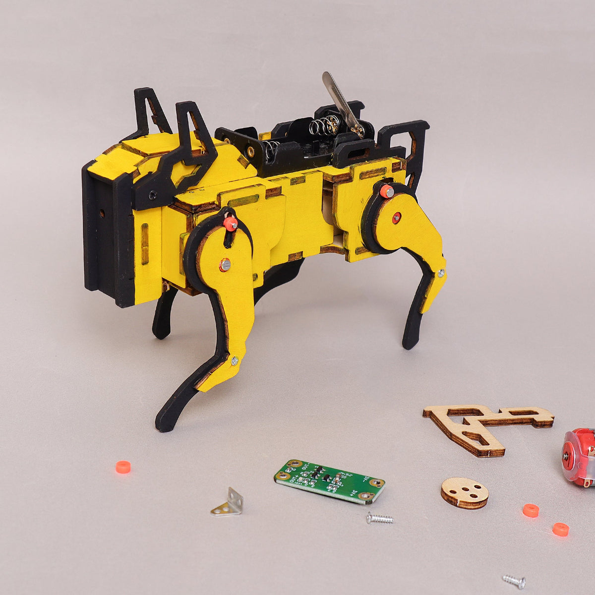 Robot Dog STEM Kit Sound Activated DIY Toy