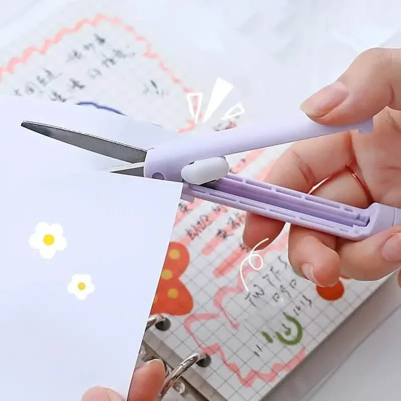 3-Pack 2-In-1 Pen Style Scissors Paper Cutter
