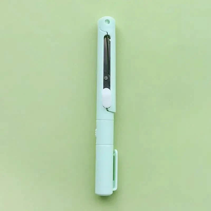 3-Pack 2-In-1 Pen Style Scissors Paper Cutter