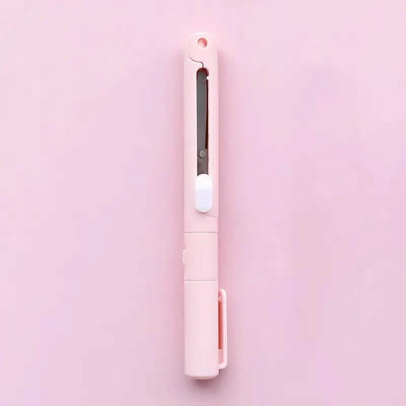 3-Pack 2-In-1 Pen Style Scissors Paper Cutter