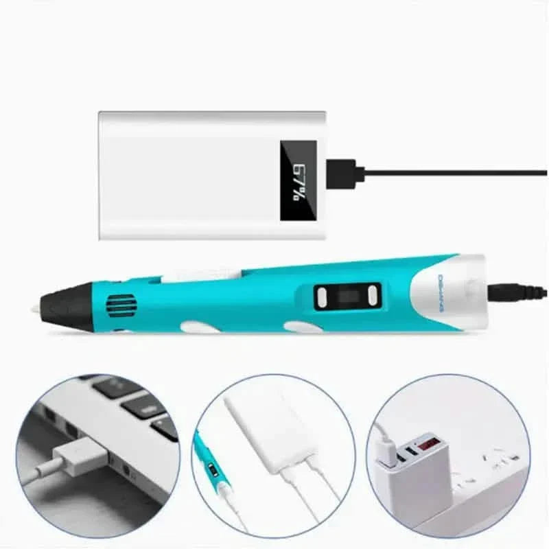 3D Printing Pen With Display For Creative Projects
