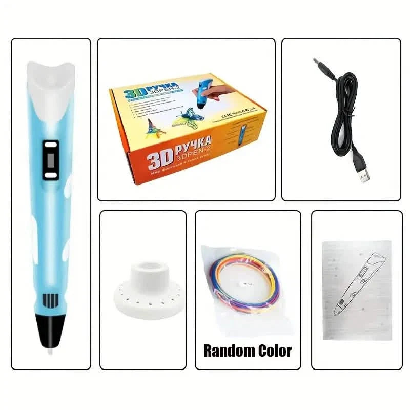 3D Printing Pen With Display For Creative Projects
