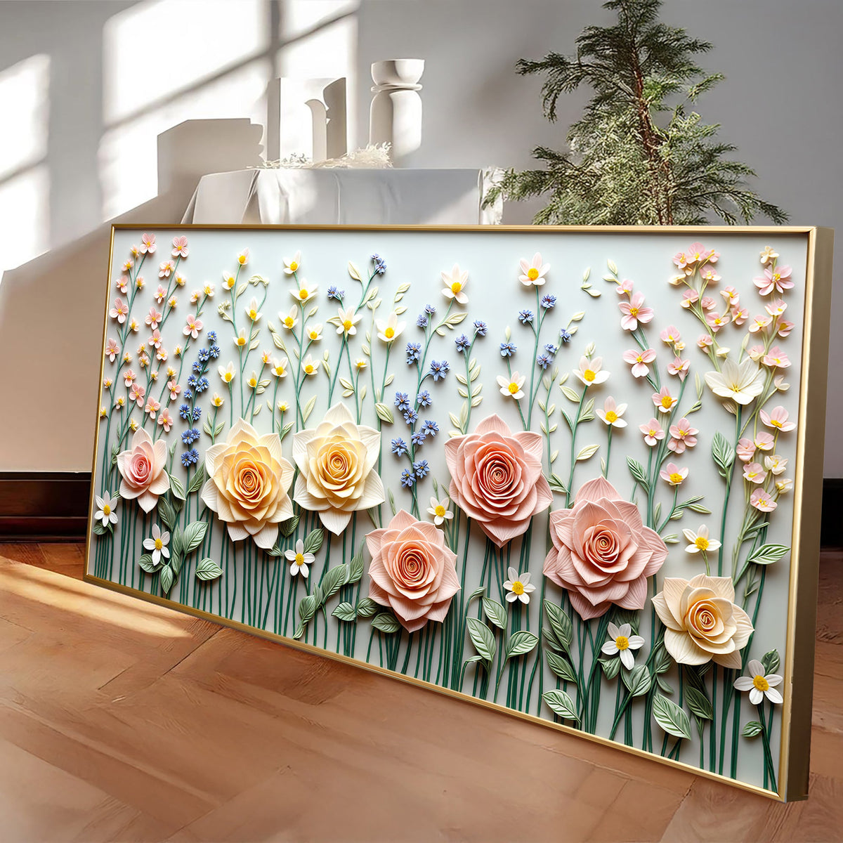 Garden Rhapsody Wall Art Decorative Home Decor