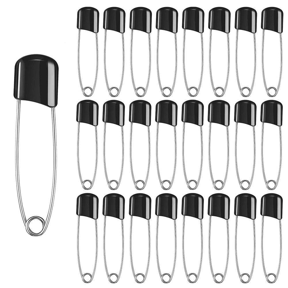 50-Piece Baby Safety Pins Plastic Head Sewing