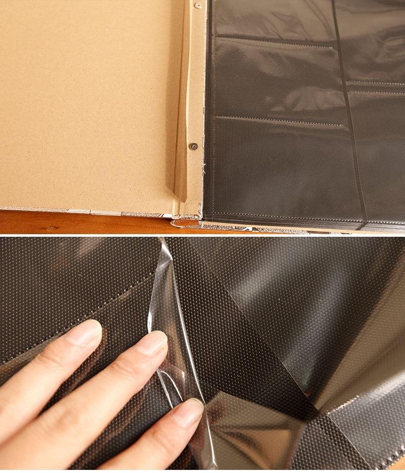 600-Sheet 6-Inch Retro PU Leather Photo Album