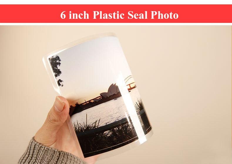 600-Sheet 6-Inch Retro PU Leather Photo Album