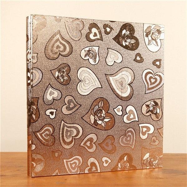 600-Sheet 6-Inch Retro PU Leather Photo Album