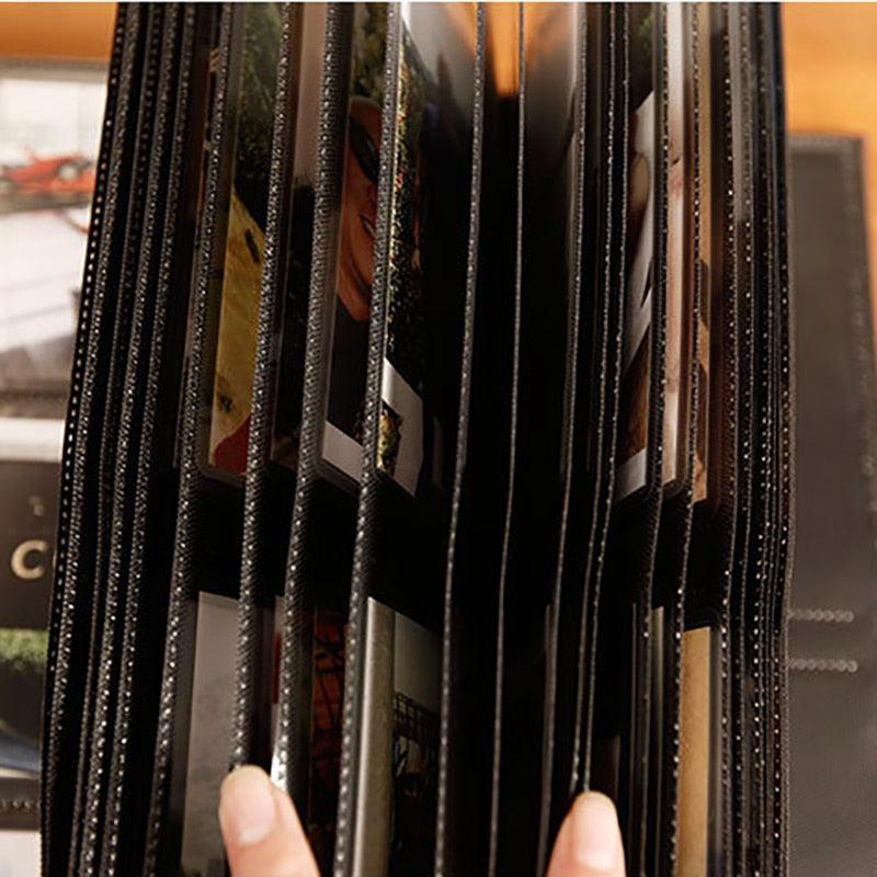 600-Sheet 6-Inch Retro PU Leather Photo Album