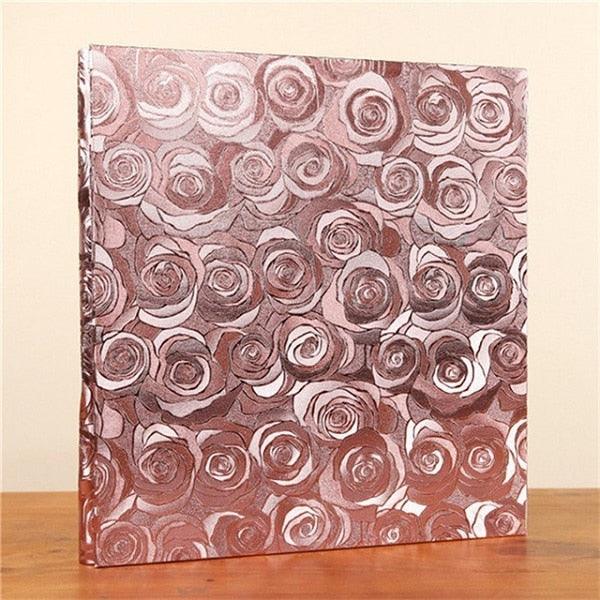 600-Sheet 6-Inch Retro PU Leather Photo Album