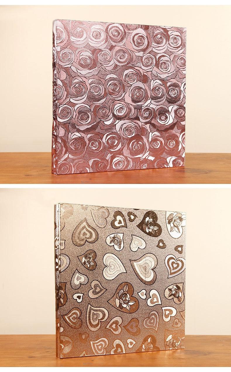 600-Sheet 6-Inch Retro PU Leather Photo Album