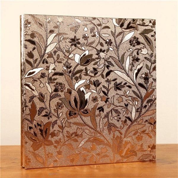 600-Sheet 6-Inch Retro PU Leather Photo Album