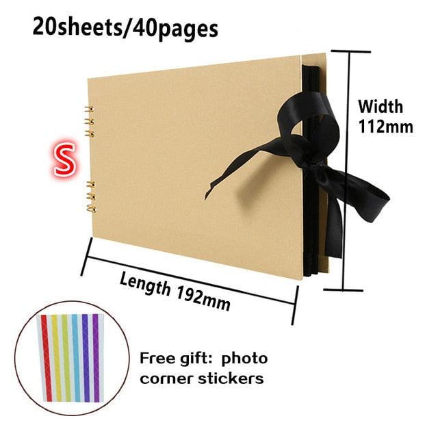 60/80-Page Photo Album Scrapbook Memory Craft Album