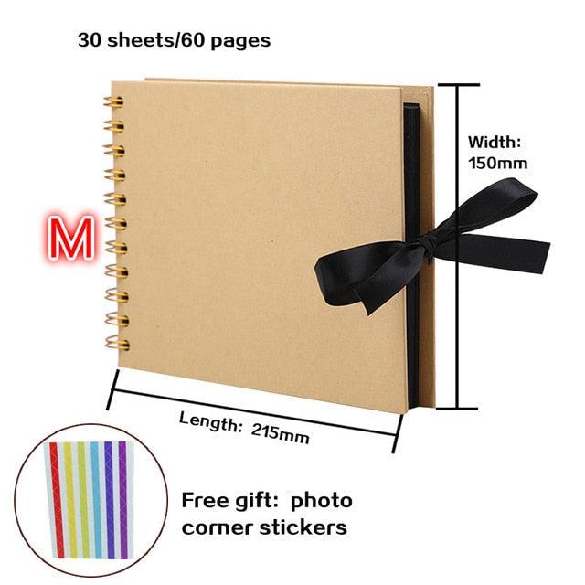 60/80-Page Photo Album Scrapbook Memory Craft Album