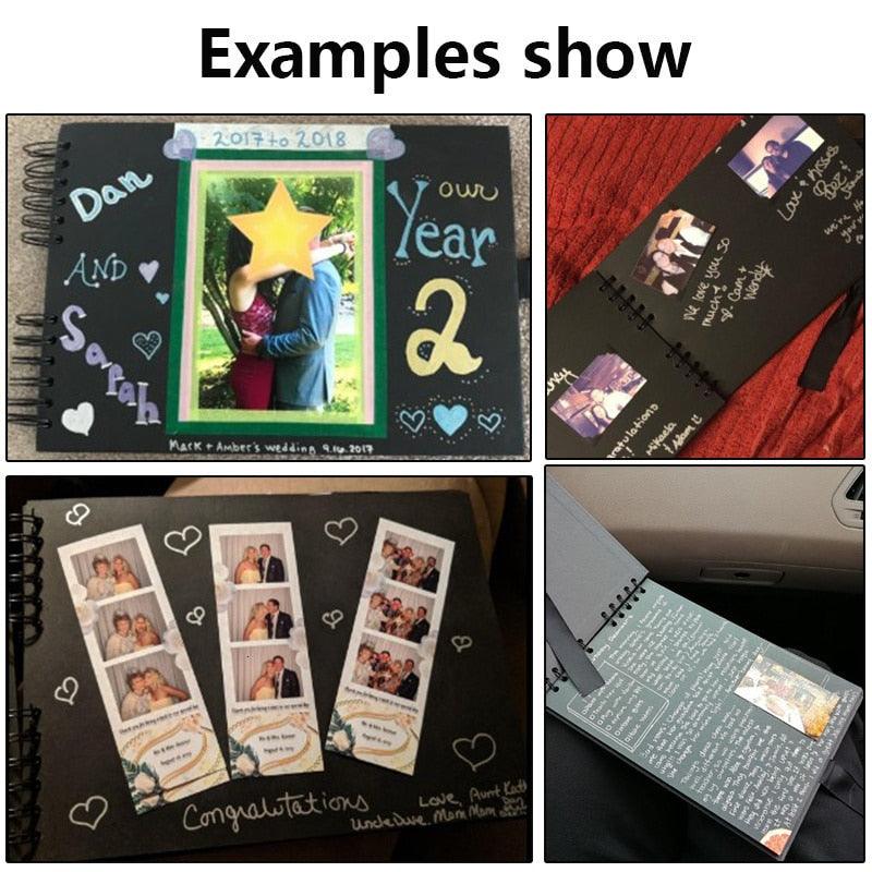 60/80-Page Photo Album Scrapbook Memory Craft Album