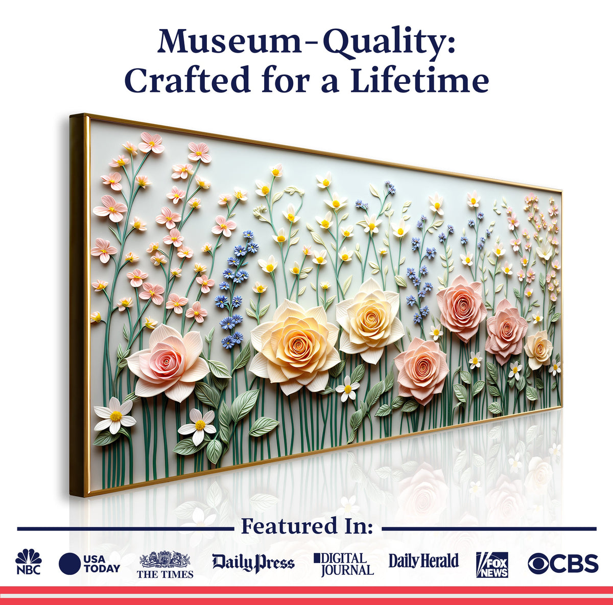 Garden Rhapsody Wall Art Decorative Home Decor