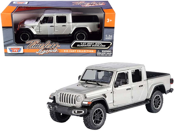2021 Jeep Gladiator Overland Silver Diecast Model