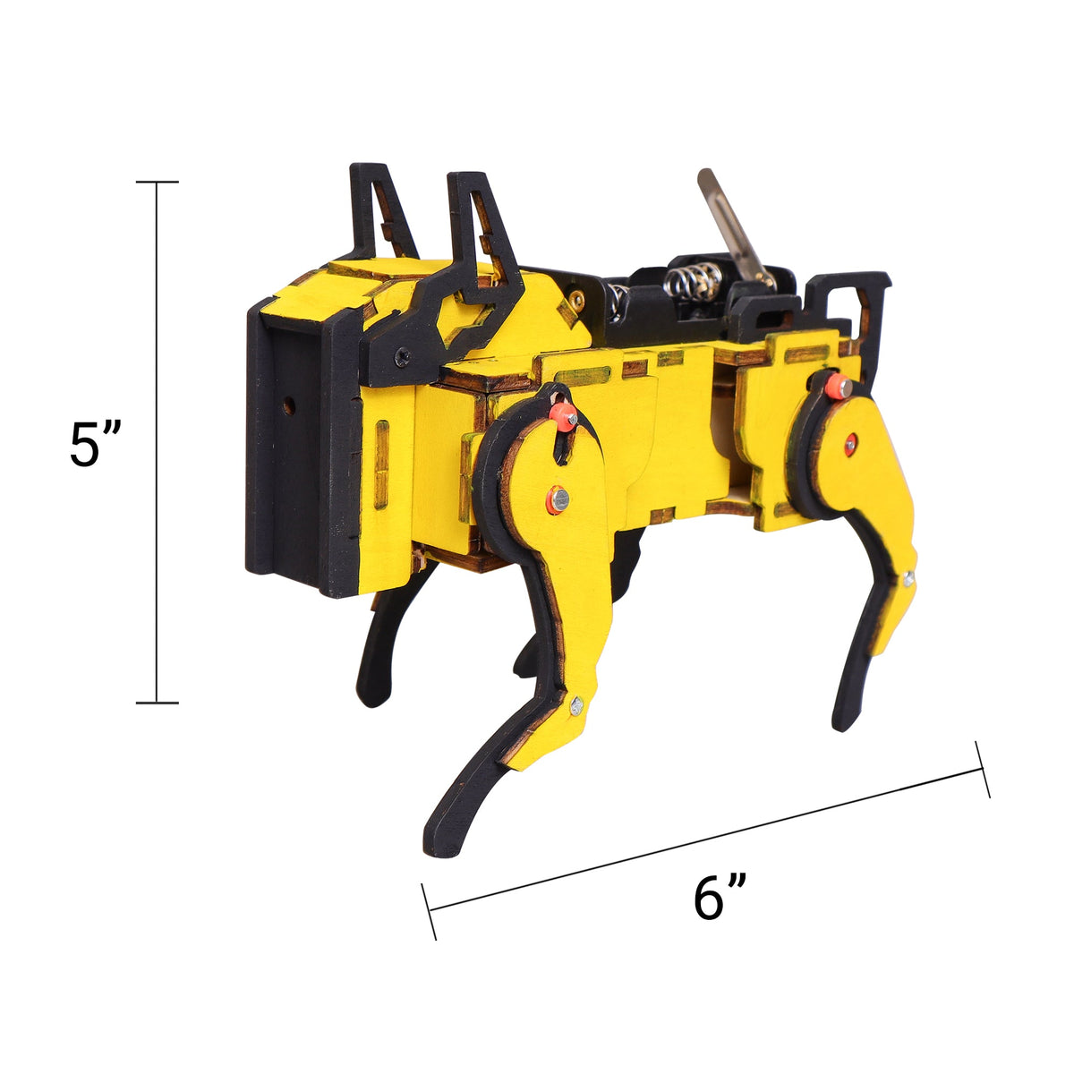 Robot Dog STEM Kit Sound Activated DIY Toy
