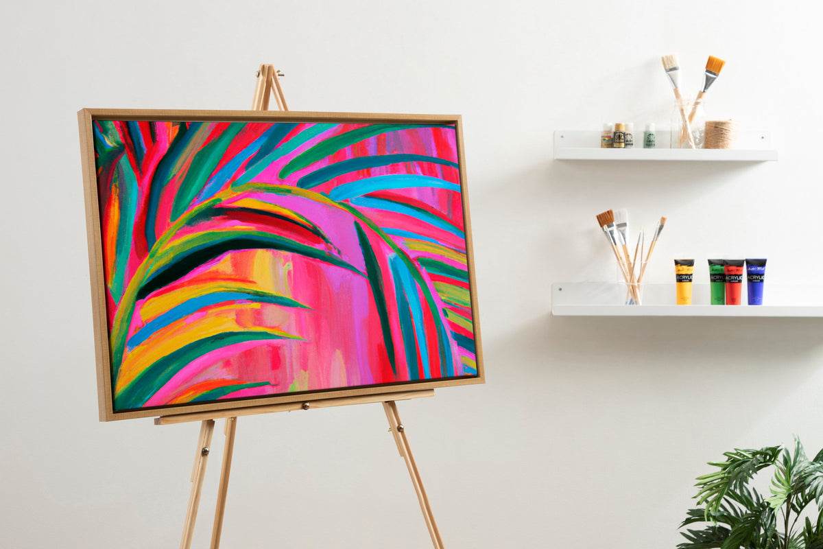 Sylvie Blank Framed Canvas 23x33 Inch Painting