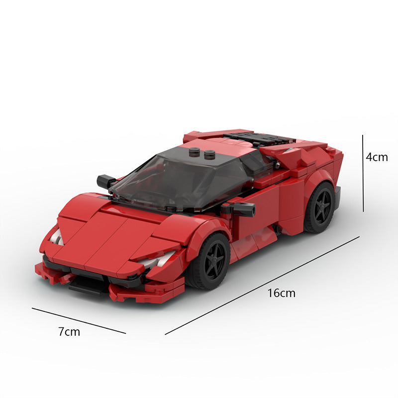 Racing Model Building Block Puzzle Assembly Kit