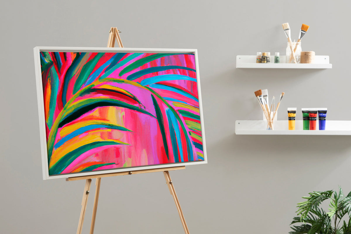 Sylvie Blank Framed Canvas 23x33 Inch Painting