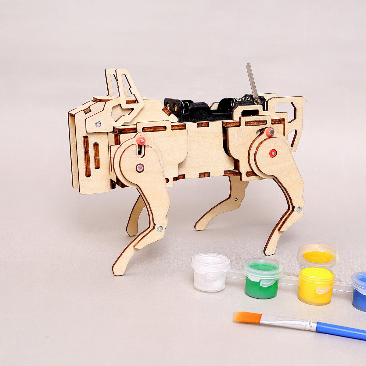 Robot Dog STEM Kit Sound Activated DIY Toy