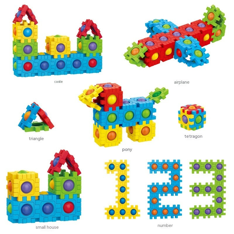 3D Building Blocks Puzzle Model Educational Toy