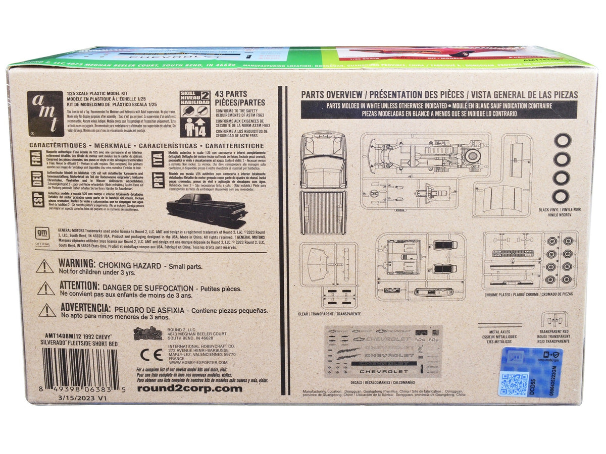 Skill 2 1992 Chevrolet Silverado C1500 Model Kit