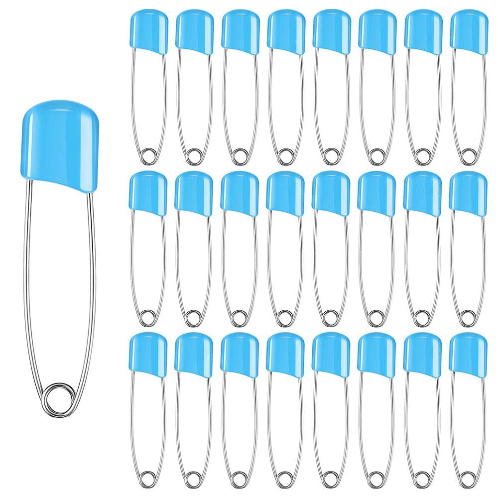 50-Piece Baby Safety Pins Plastic Head Sewing