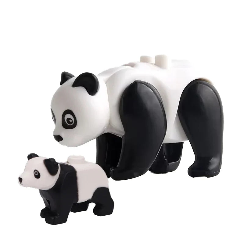 Farm Zoo Animal Building Blocks Educational Set