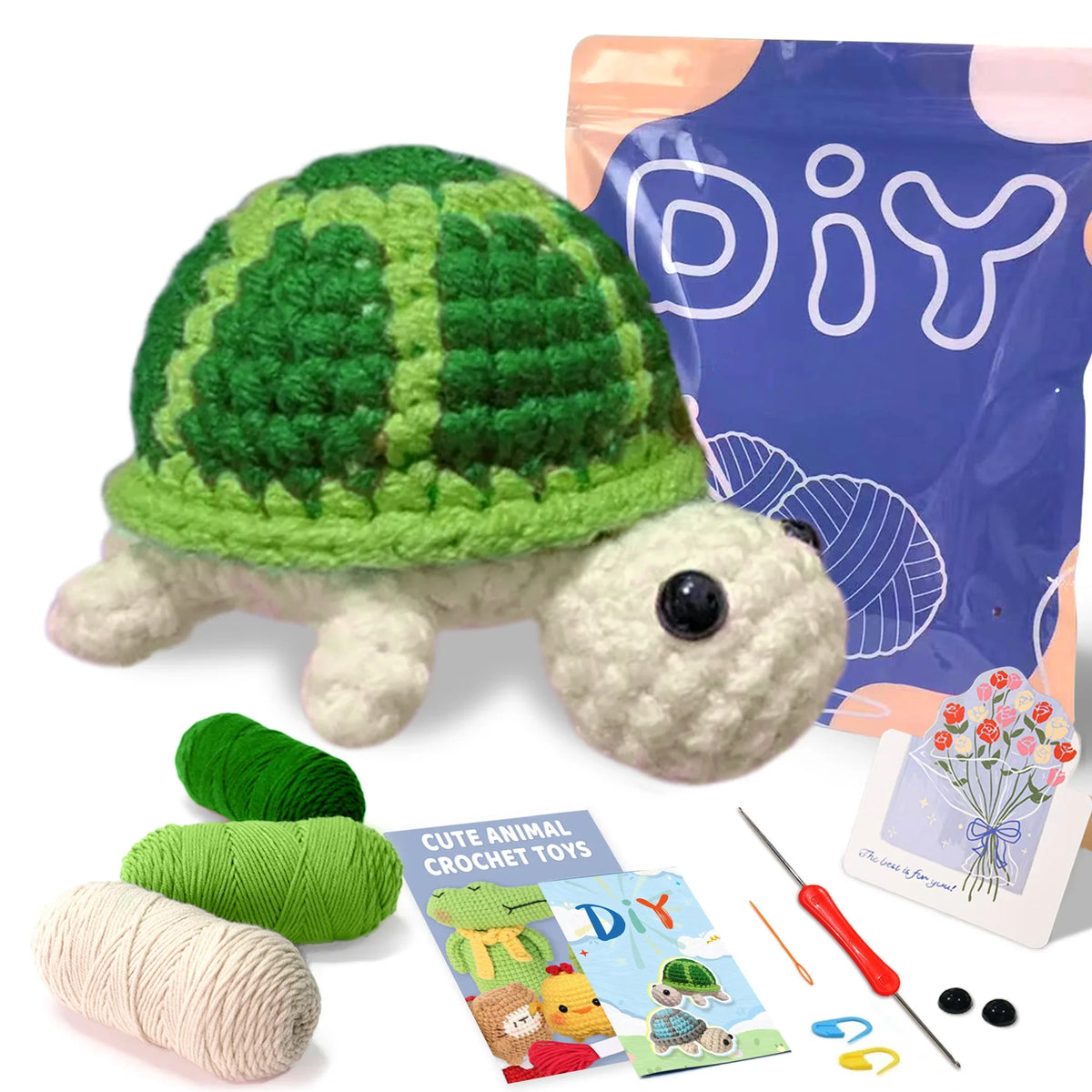 Animal Series Crochet Kit For Beginners Step-By-Step