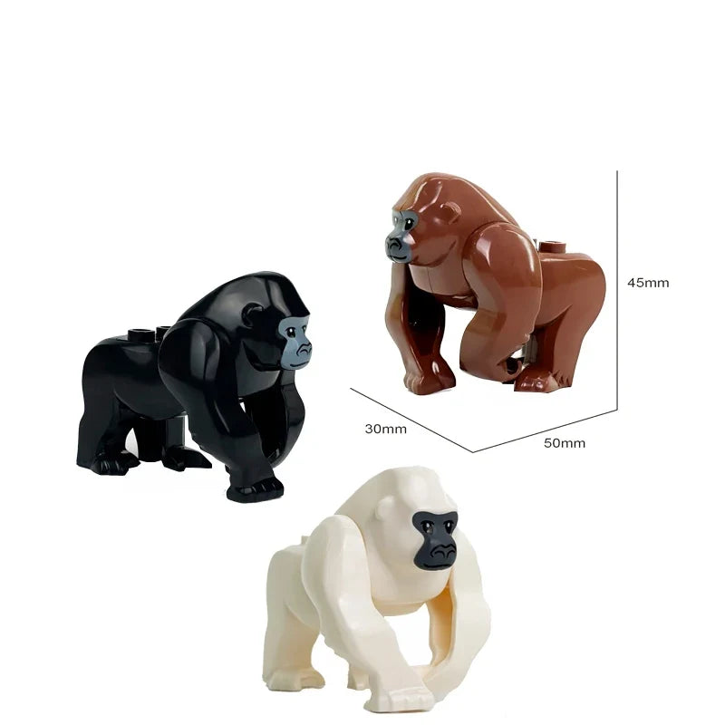 Farm Zoo Animal Building Blocks Educational Set