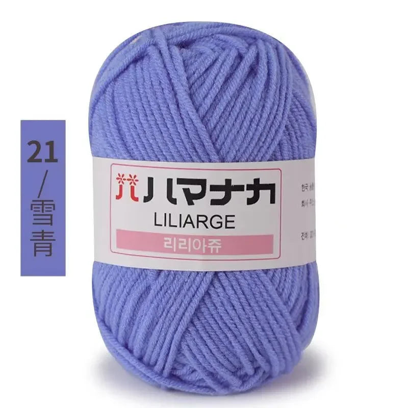 Soft Cotton Velvet Baby Knitting Crochet Yarn