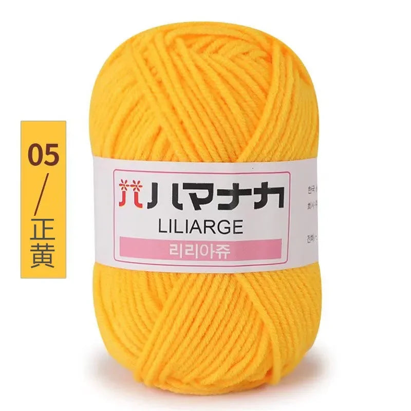 Soft Cotton Velvet Baby Knitting Crochet Yarn