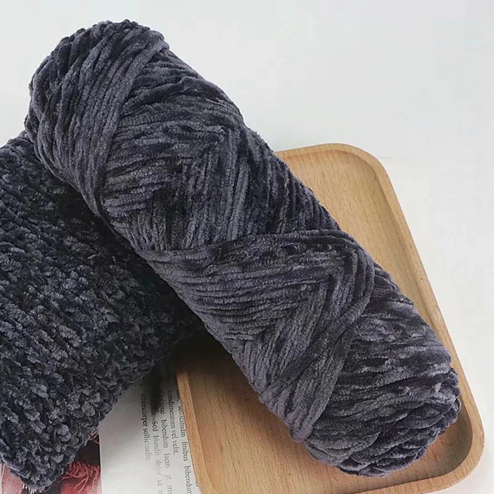 95g Chenille Soft Velvet Yarn For Crochet