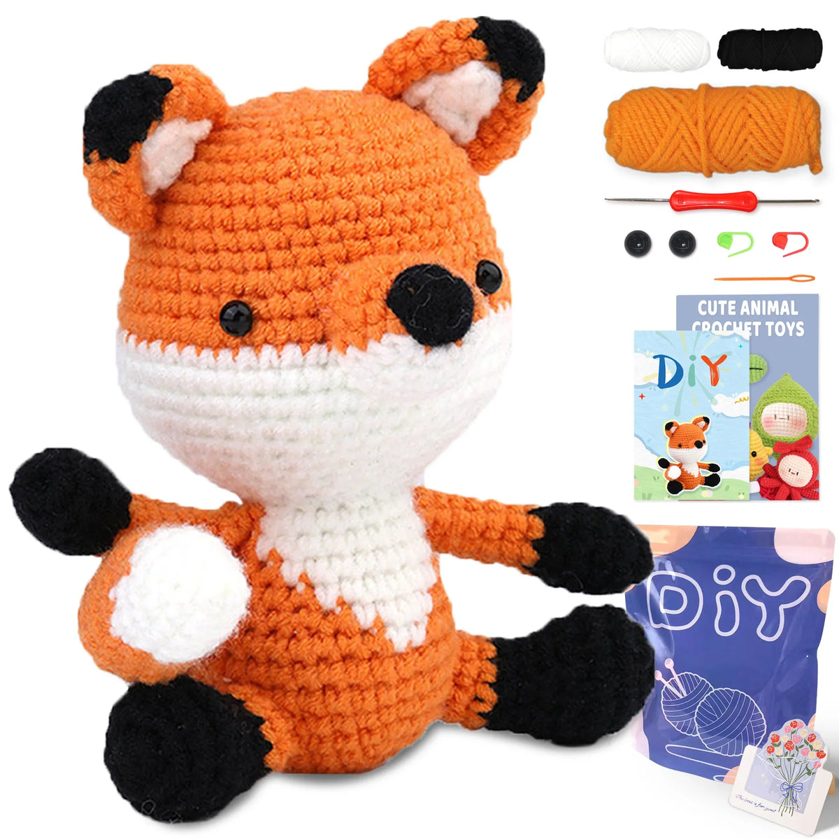 Animal Series Crochet Kit For Beginners Step-By-Step